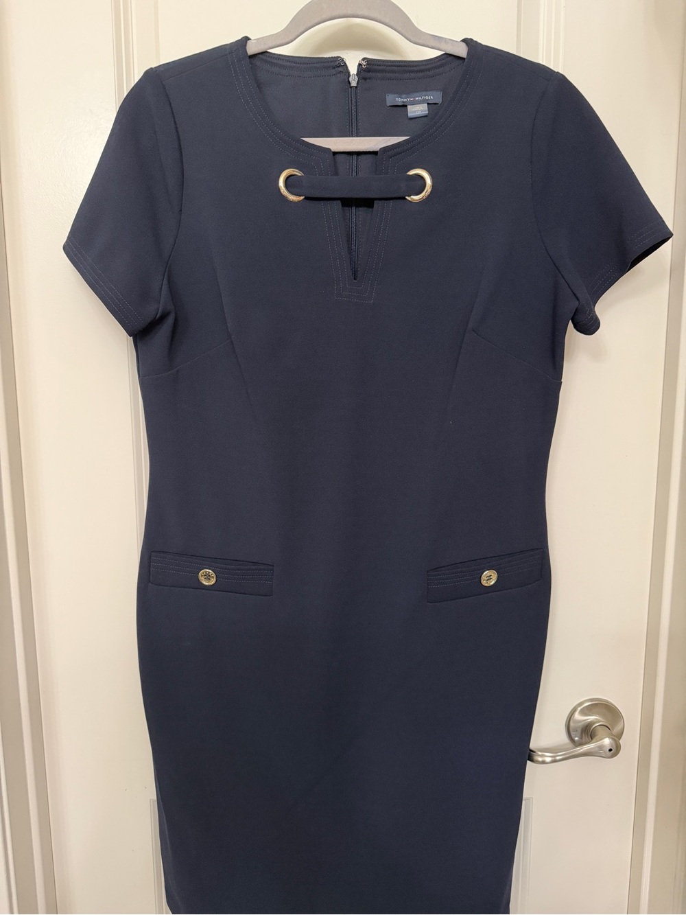 Tommy Hilfiger Navy Short-Sleeve Dress